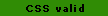 Valid CSS!